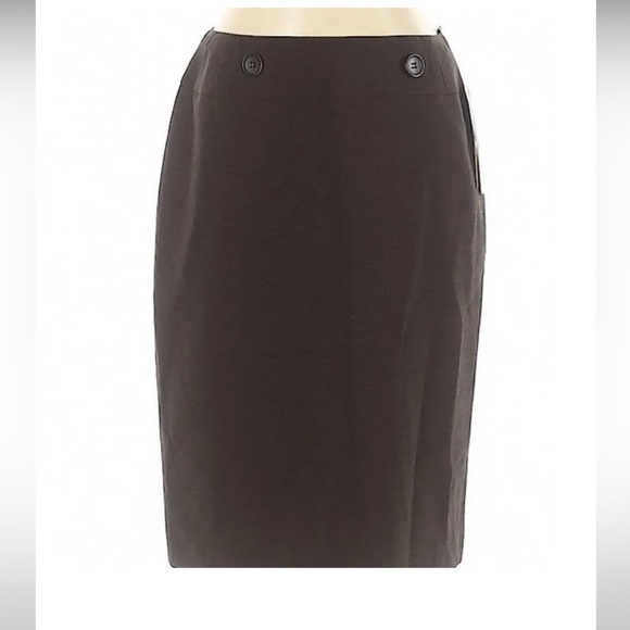 Alex Marie Dresses & Skirts - Alex Marie Wool/Poly Blend Button Detail Skirt Size 14P